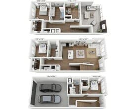 Three Bedroom C3C 02 - 202 floor plan