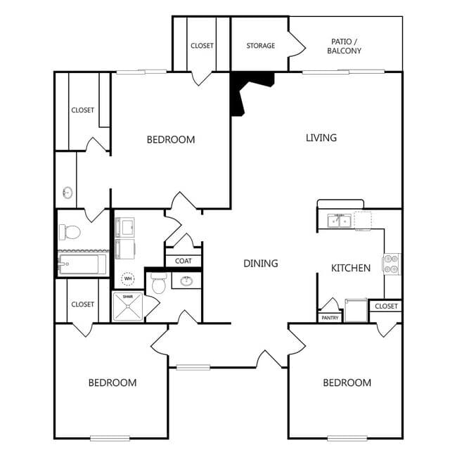 C1 1305 floor plan