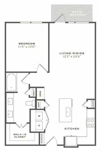 Unit 556 452 floor plan