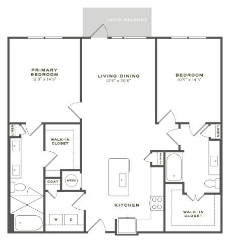 B4 342 floor plan