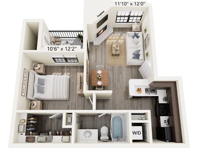 A1 1701 floor plan