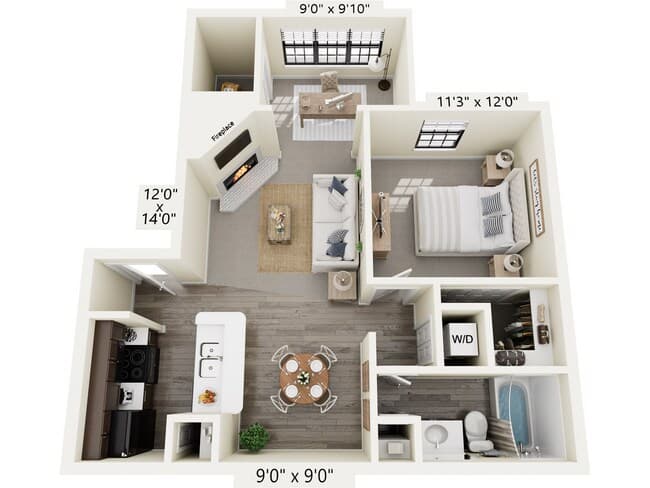 A2F 1012 floor plan