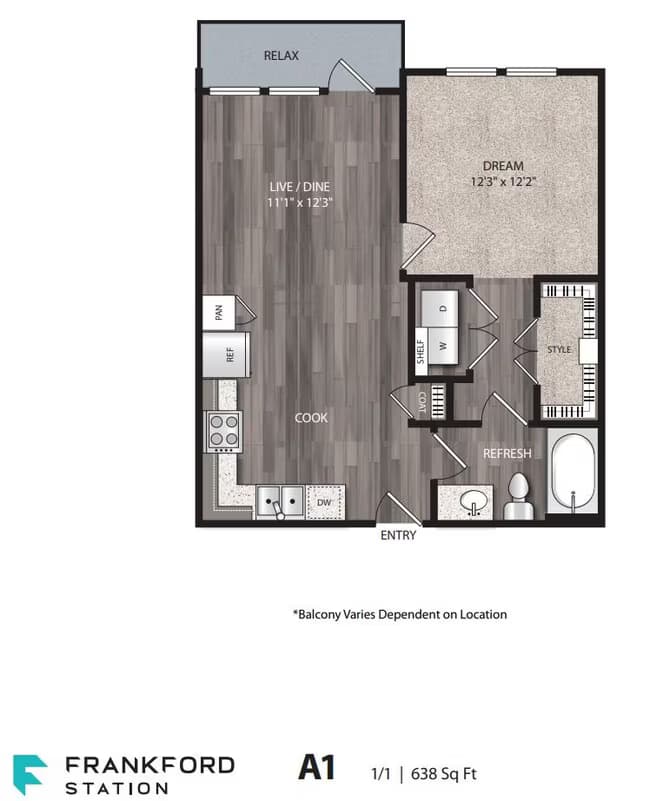 Unit 1411 1405 floor plan