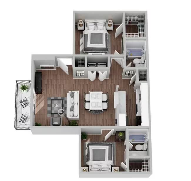 Unit 1220 1220 floor plan