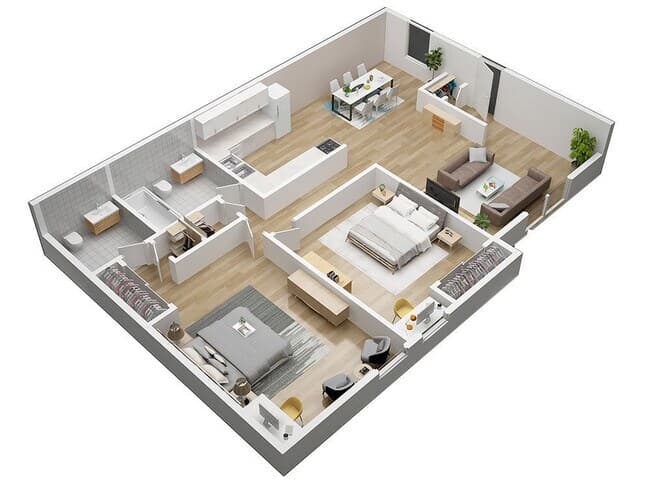 B1R 1123-201 floor plan