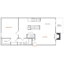 A1 Renovated 1010 floor plan