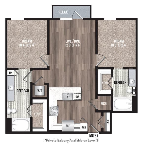 B1.1 354 floor plan