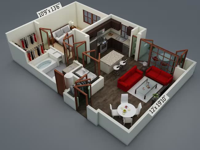 Unit 410 367 floor plan
