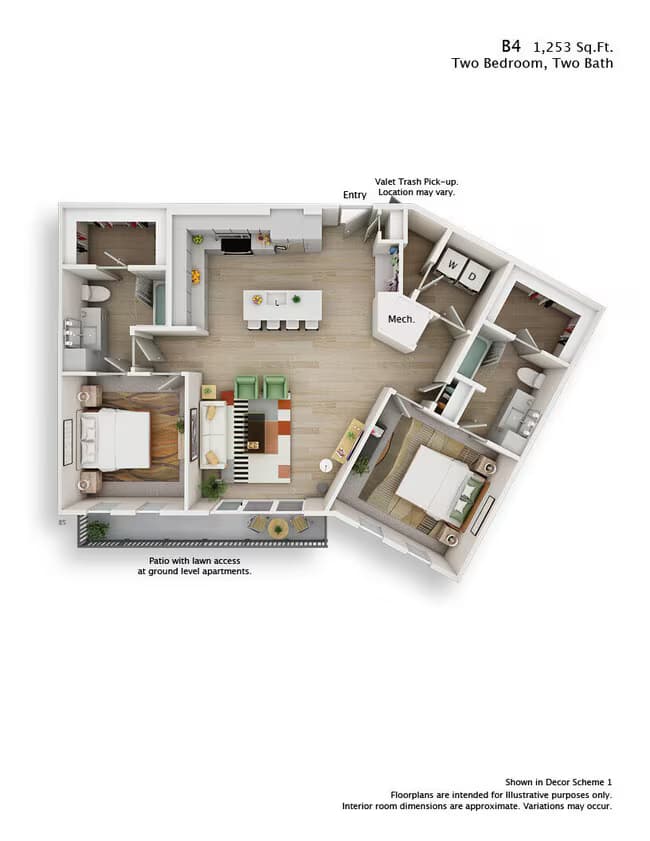 Unit 1314 1314 floor plan