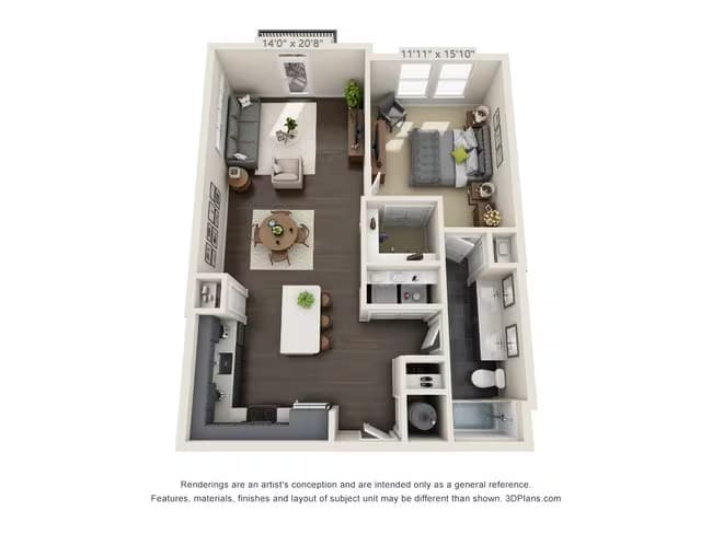 Kimball 3119 floor plan