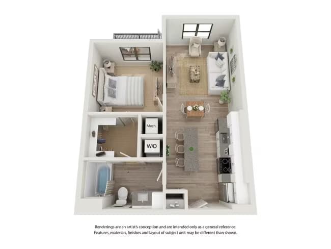 Unit 1107 1107 floor plan