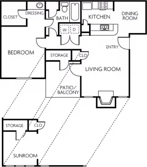 Unit 1410 1410 floor plan