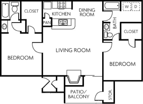 Unit 1903 1903 floor plan