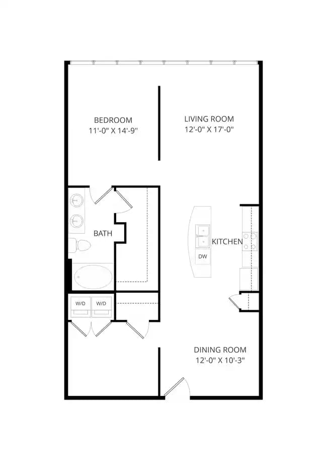 Armstrong P1-1435 floor plan
