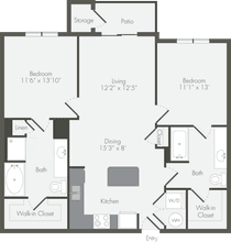 B1 1300 floor plan