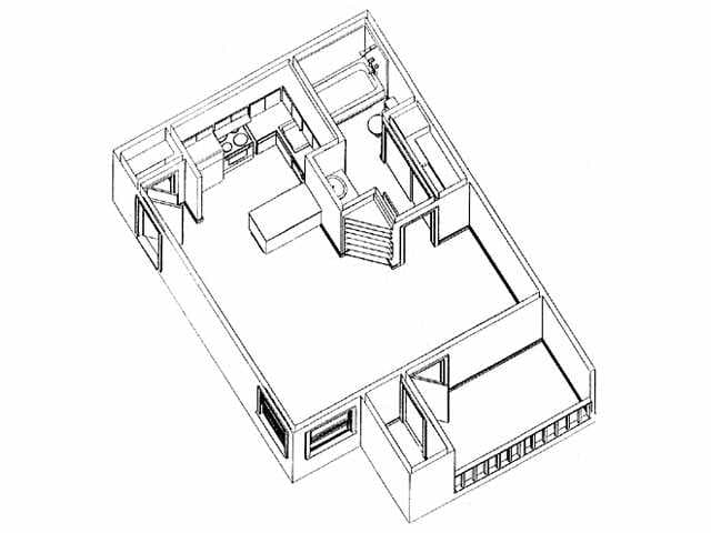 E1 110 floor plan