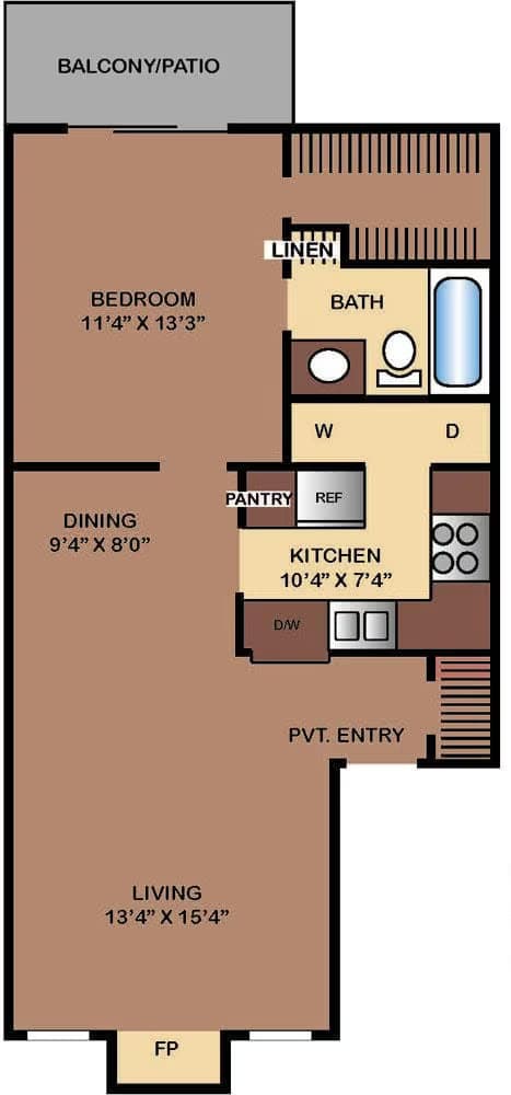 Unit 2136 1014 floor plan