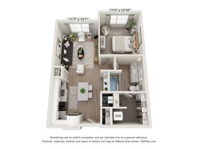 Unit 5307 5307 floor plan