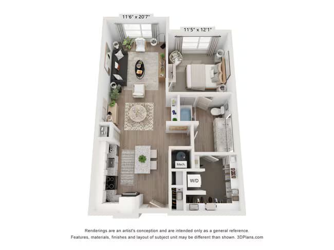 Unit 7115 7115 floor plan