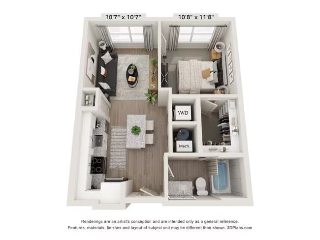 E2 1109 floor plan