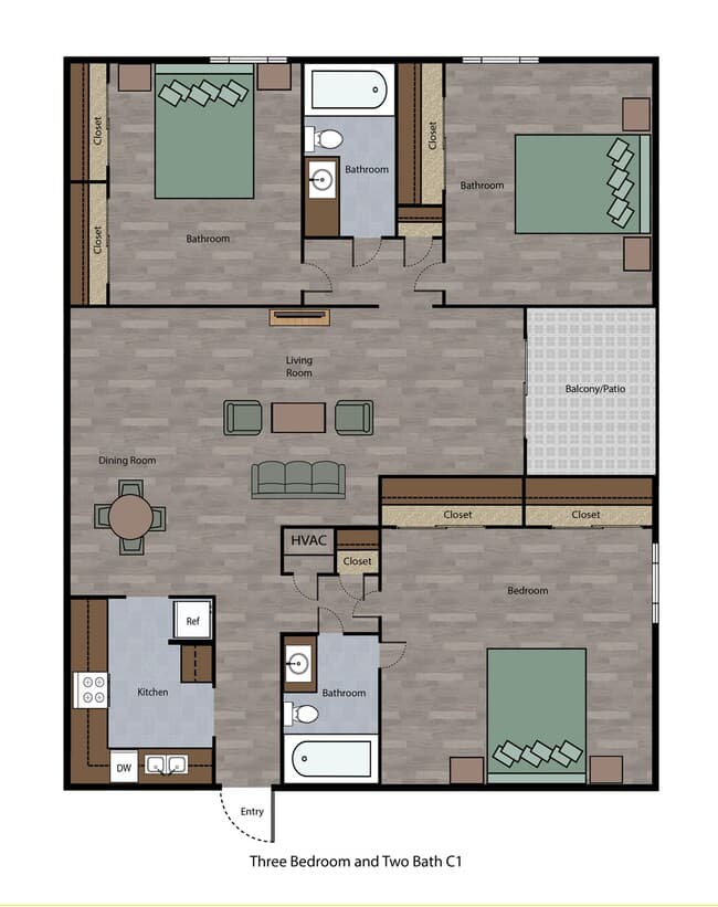 Unit 101 101 floor plan