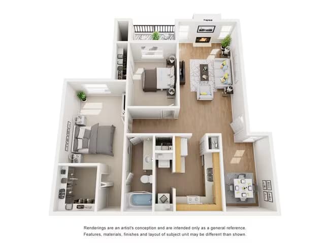 Unit 1814 1814 floor plan