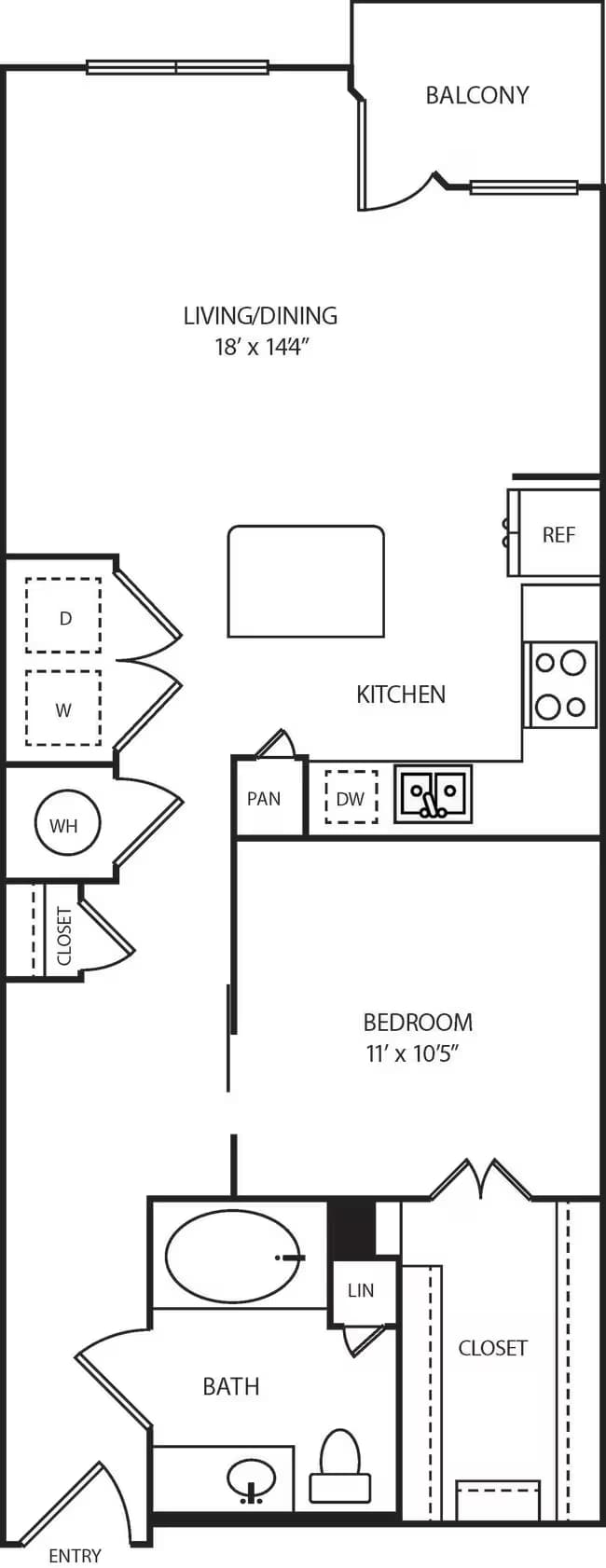 A1J 0405 floor plan