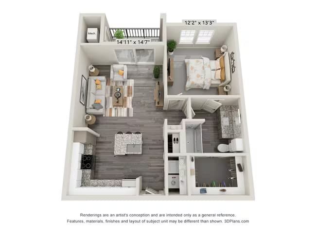 Unit 7206 7206 floor plan