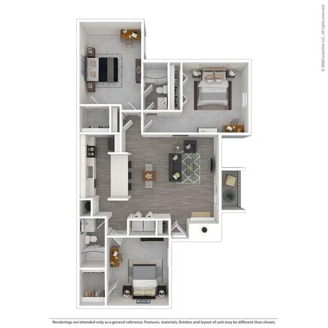 Unit AR-201 AR-207 floor plan