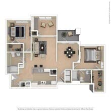 B2-1 1414 floor plan
