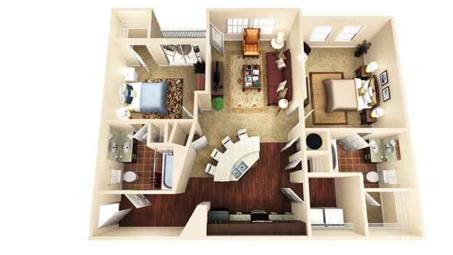 Unit 2317 2317 floor plan