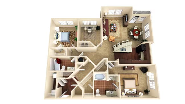 Unit 3212 3212 floor plan