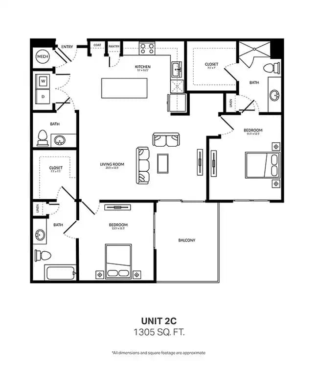 Unit 1367 1367 floor plan