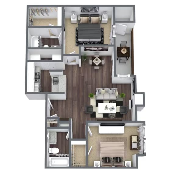 Unit 1914 1914 floor plan