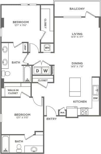 The McGraw Tower 12141 floor plan