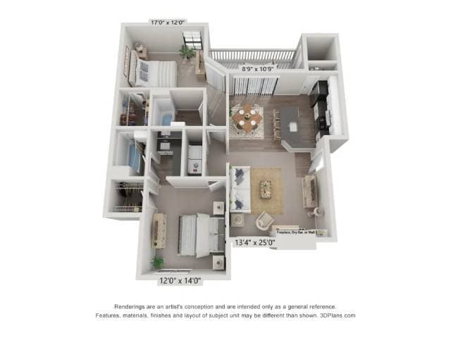 Champions A B2 Upgraded W0726 floor plan