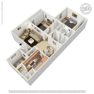 B2 1058 floor plan