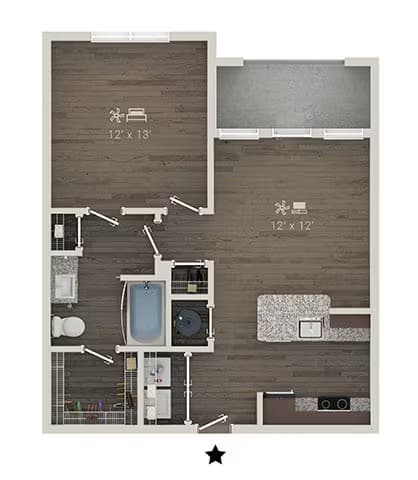 A1 2423 floor plan