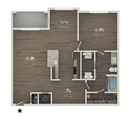 A2 1124 floor plan