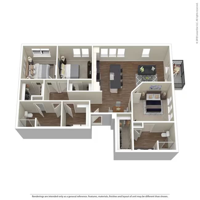Unit 5414 4318 floor plan