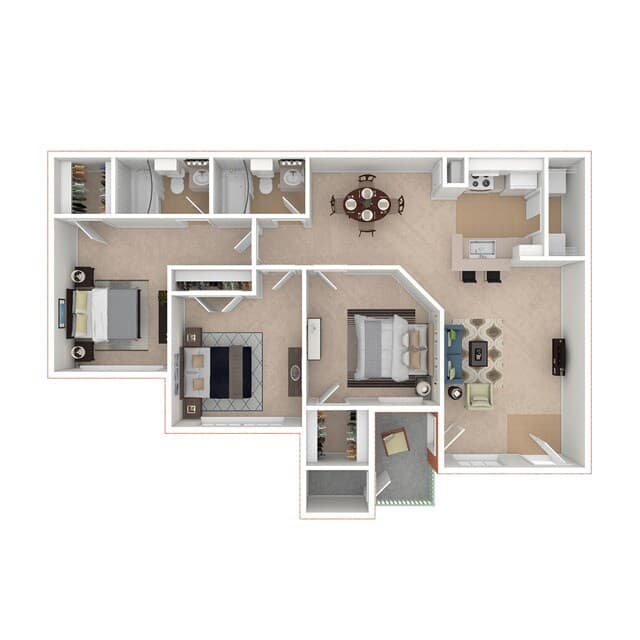 Unit 14109 14109 floor plan