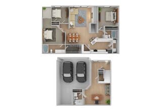 Monte Carlo | Renovated 3406 floor plan