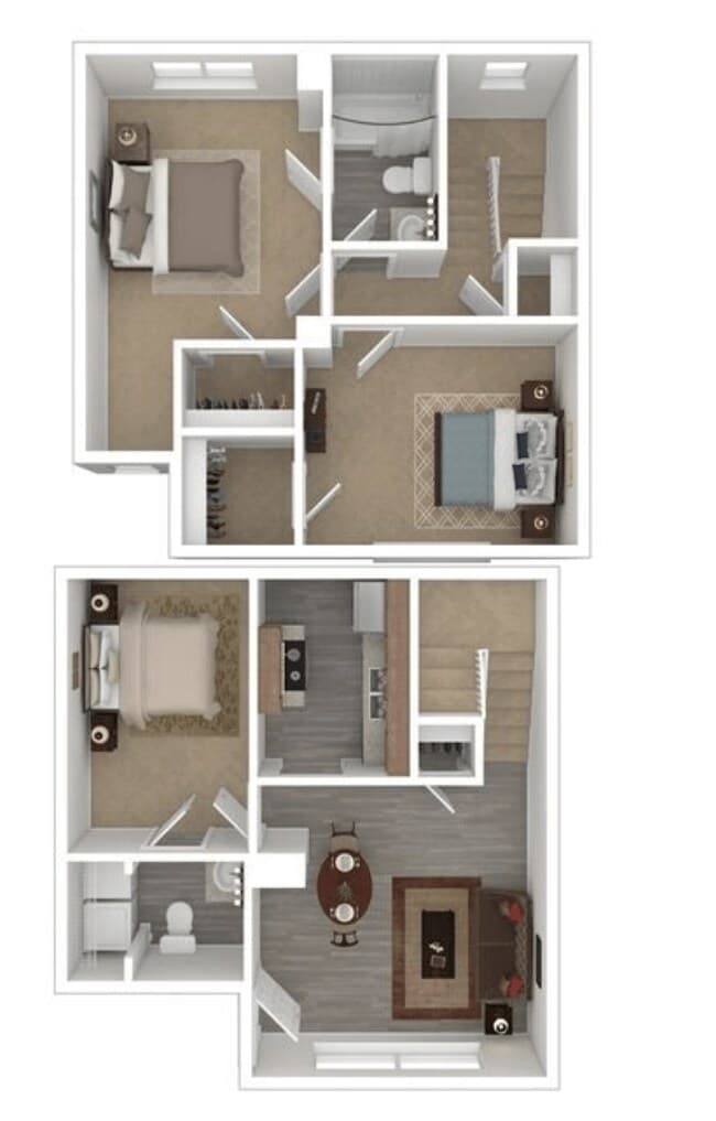 3 Beds • 2 Bath 2039 floor plan