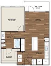 A6 1363 floor plan