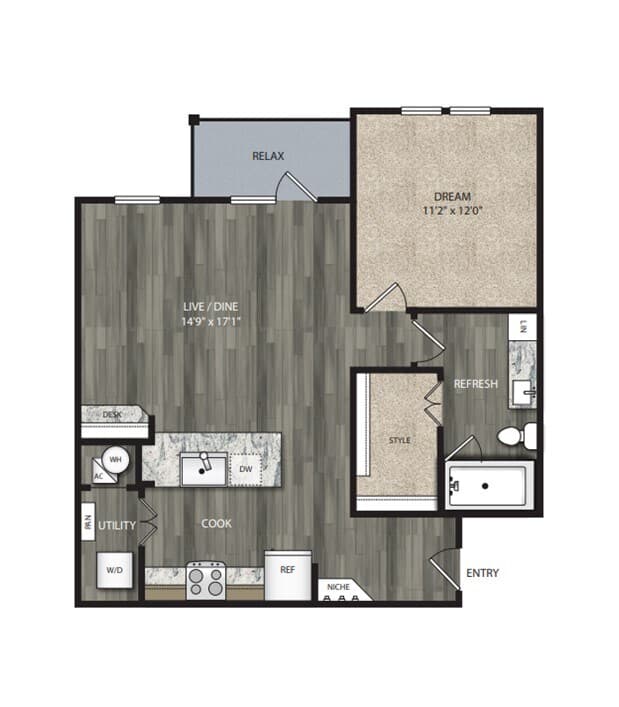 Unit 1310 1310 floor plan