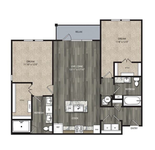 Unit 6208 6208 floor plan