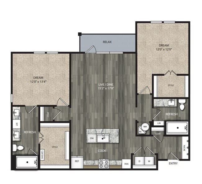 Unit 8302 8302 floor plan