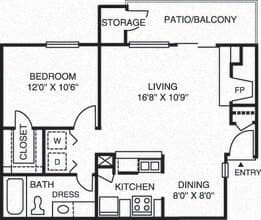 1B Renovation 2 503C floor plan