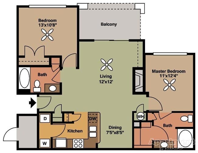 B1R-IR 627 floor plan