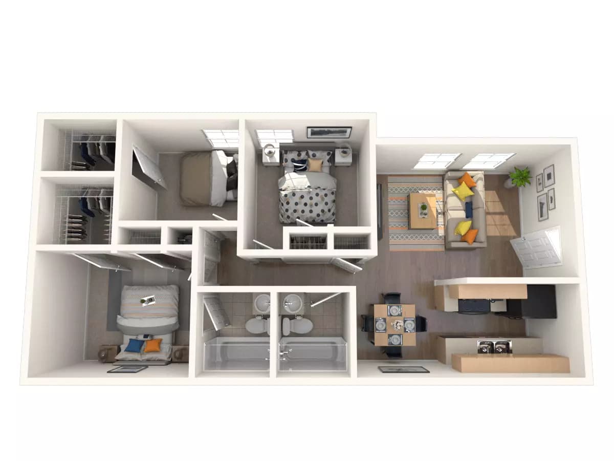Unit 3001 3001 floor plan